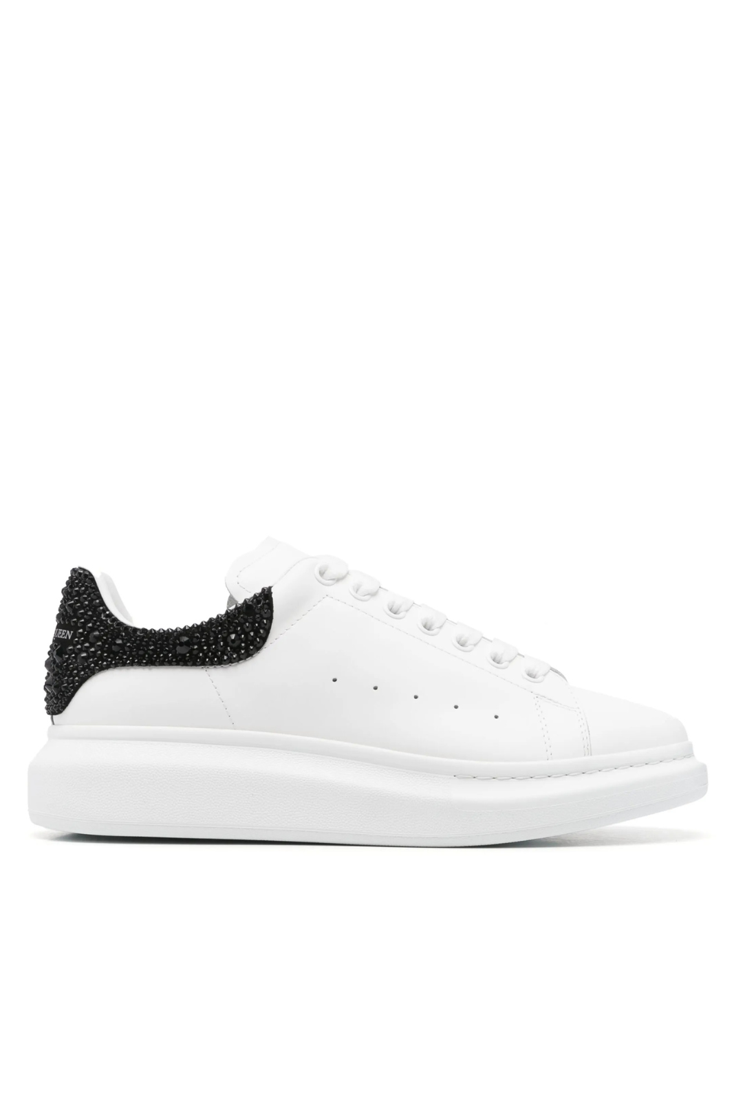 Alexander McQueen Oversize Sneakers With Black Strass