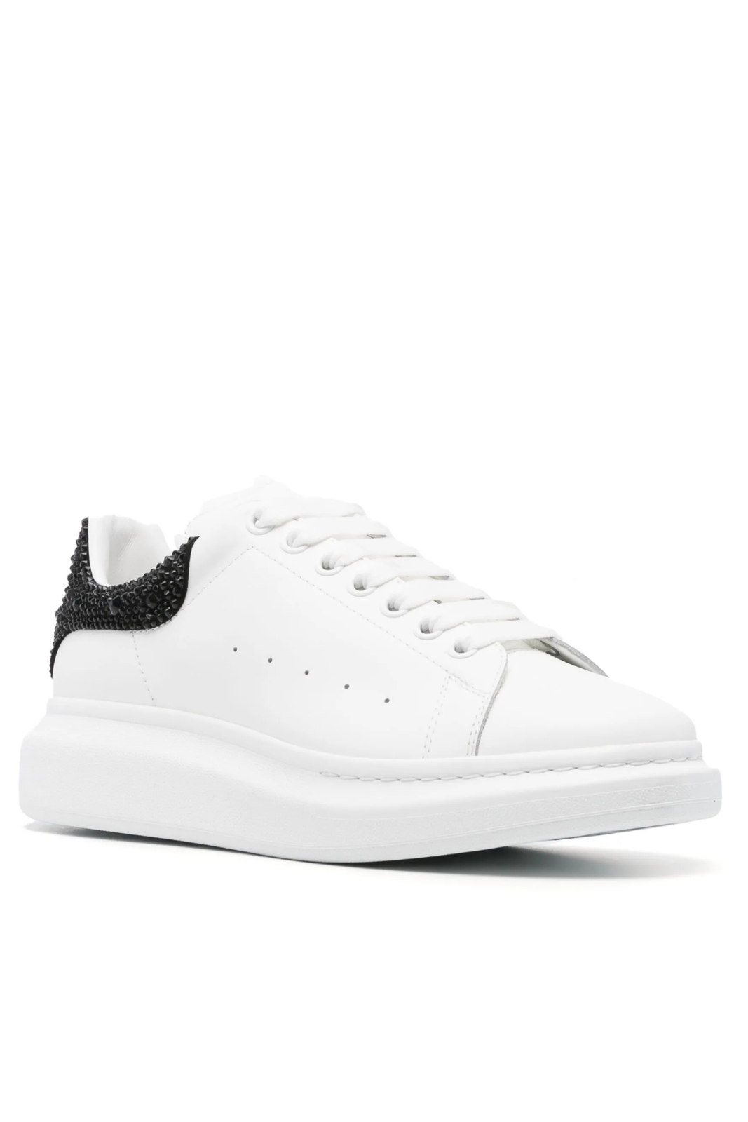Alexander McQueen Oversize Sneakers With Black Strass