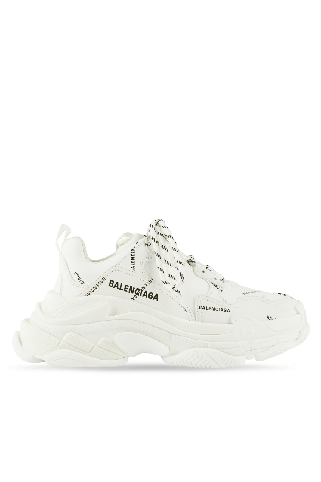 Balenciaga Triple S Sneakers All Over Logo White | Exclusiv Balenciaga Triple S Sneakers All Over Logo White | Exclusiv
