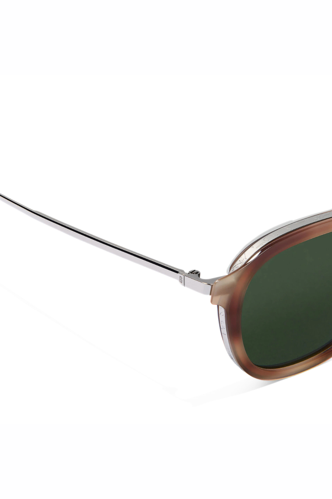 Berluti Equinox Metal And Acetate Man Sunglasses Brown
