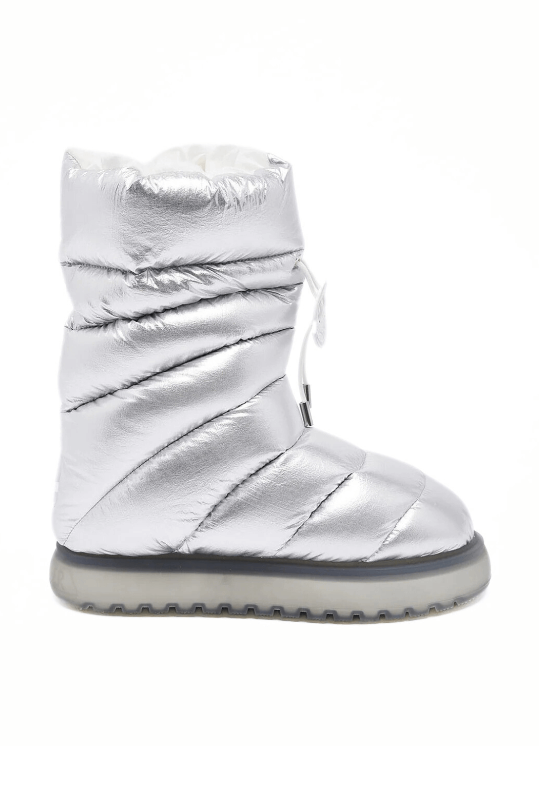 Moncler Gaia Snow Silver Boots for women