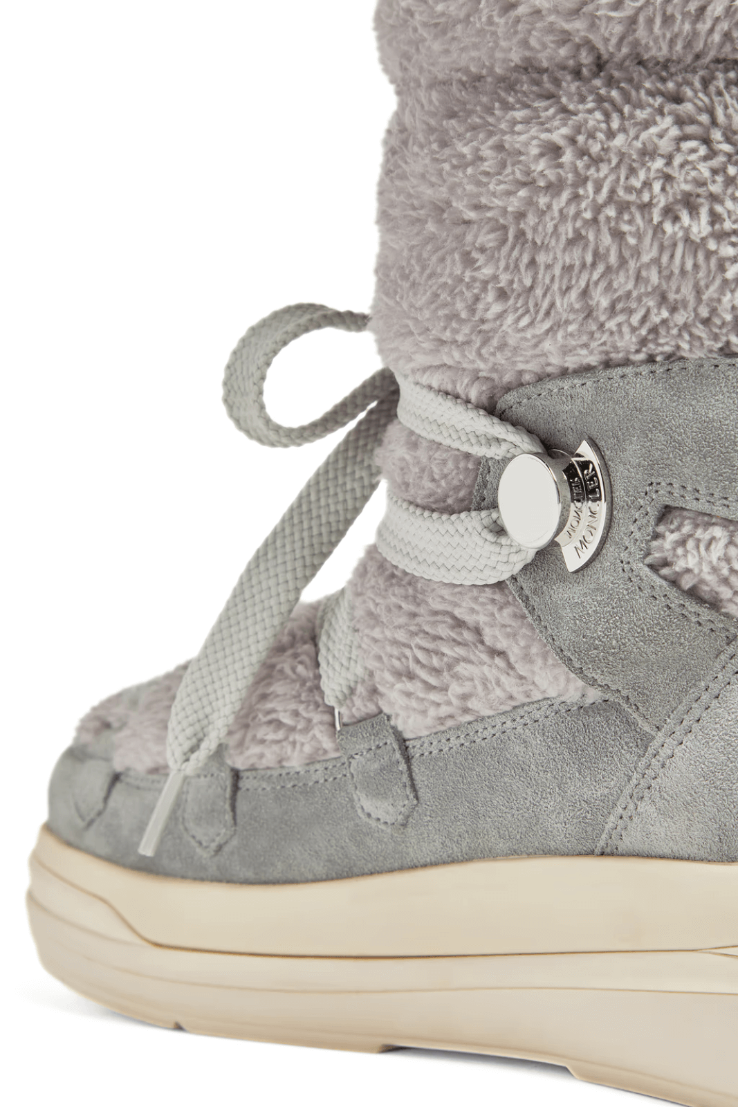 Moncler Insolux Suede Snow Boots Grey for women