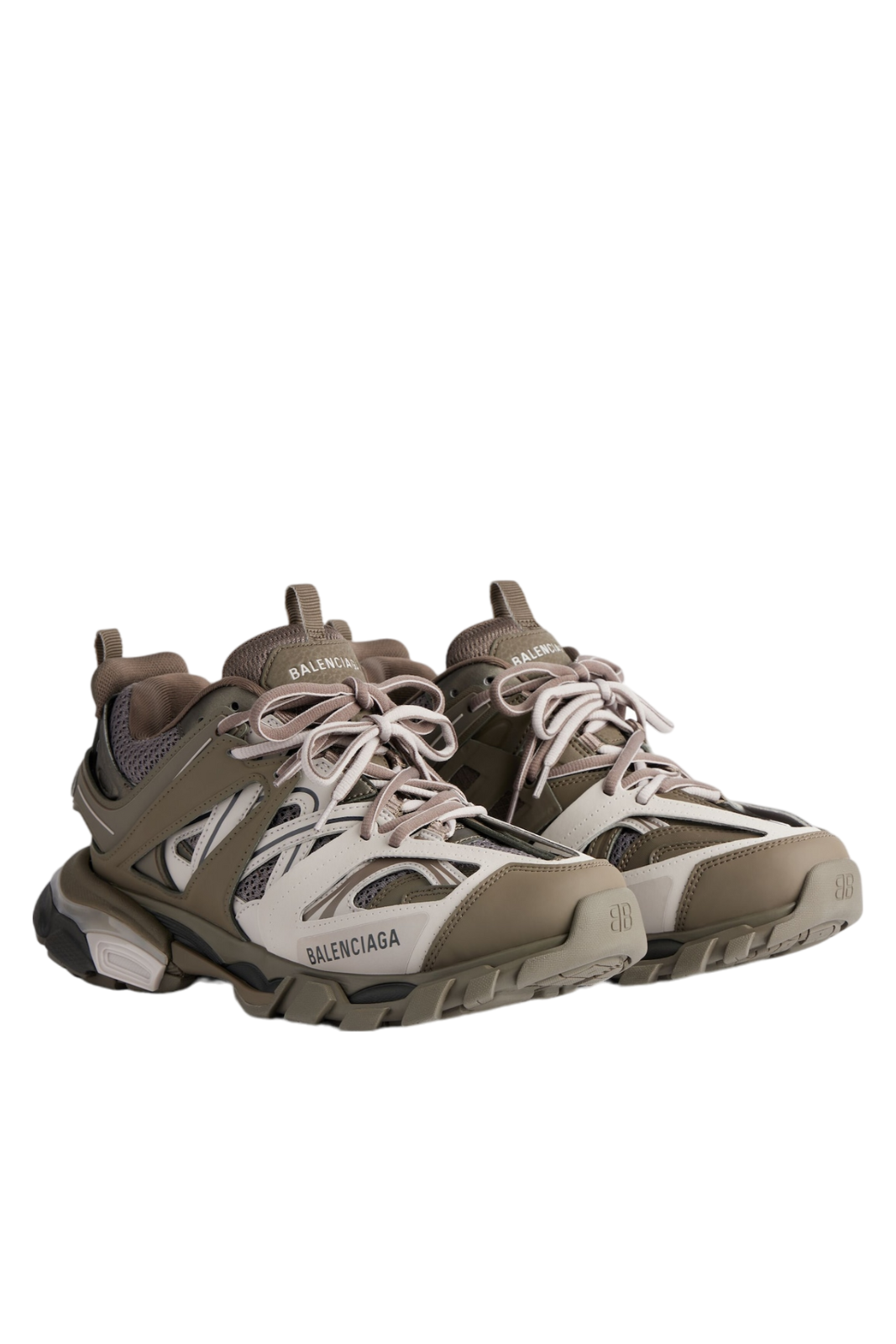 Balenciaga Comfortable Rubber Sole Flat Grey Dark Brown Sneakers