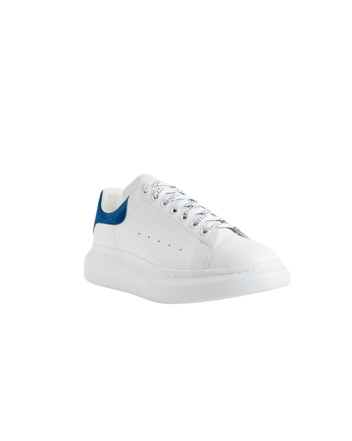Alexander McQueen White / Blue Woman Oversized Sneakers