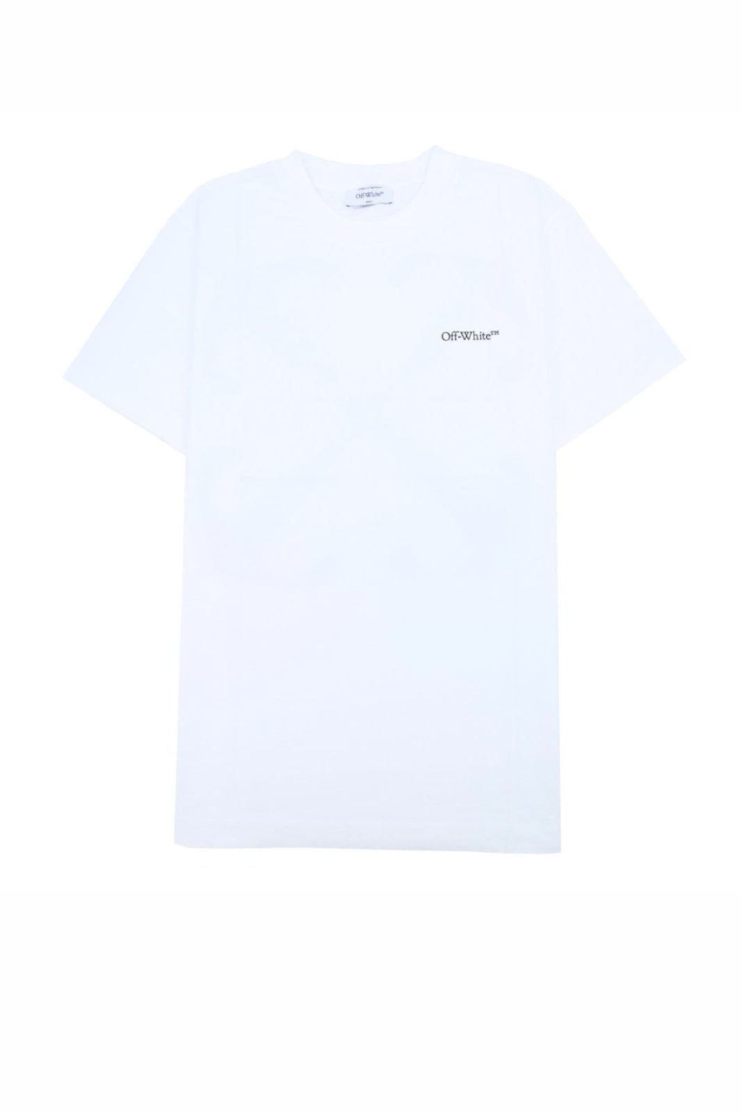 Off-White cotton T-shirt with printed logo White