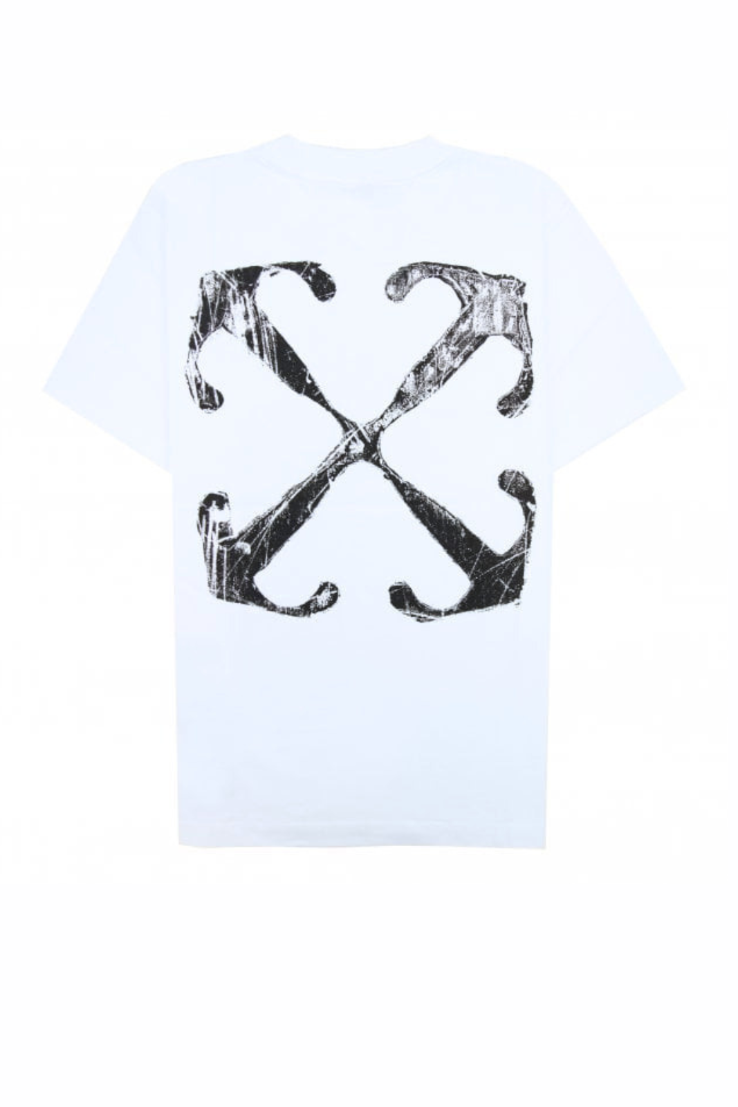 Off-White cotton T-shirt with printed logo White