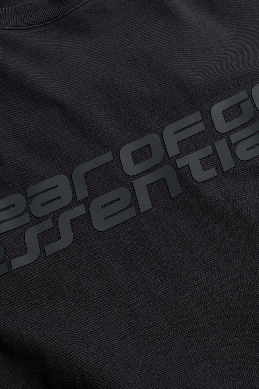 Fear of God Essentials 90s Tee in Vintage Black