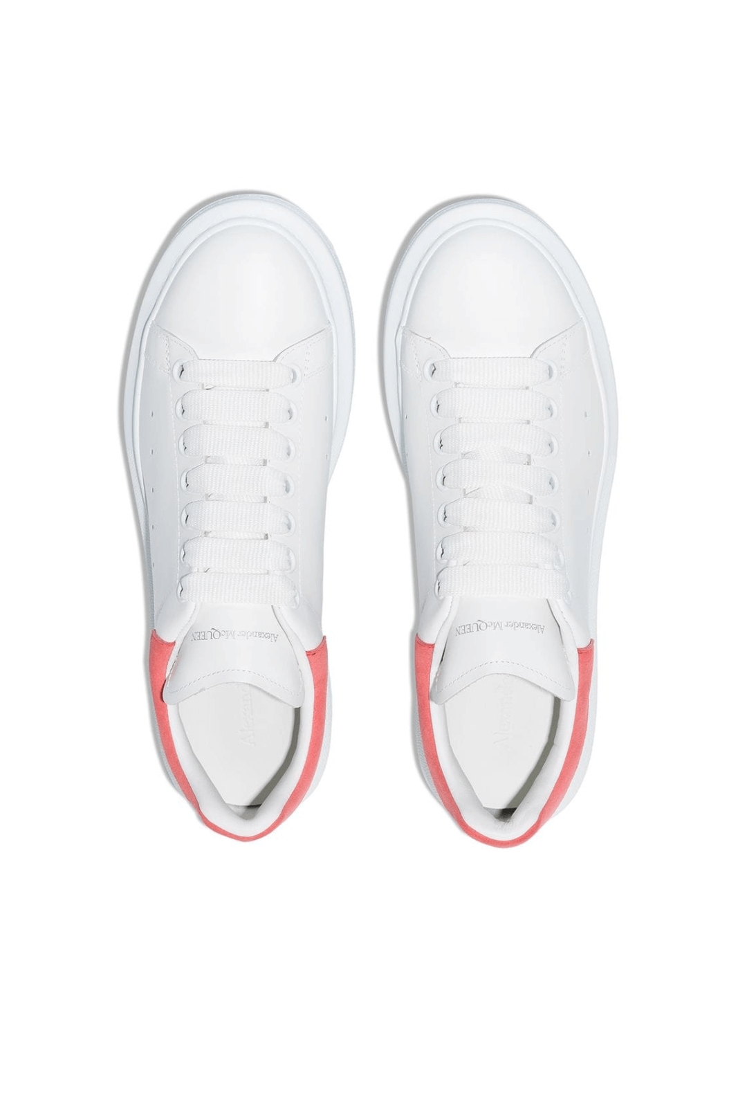 Alexander McQueen Oversized White Coral Sneakers