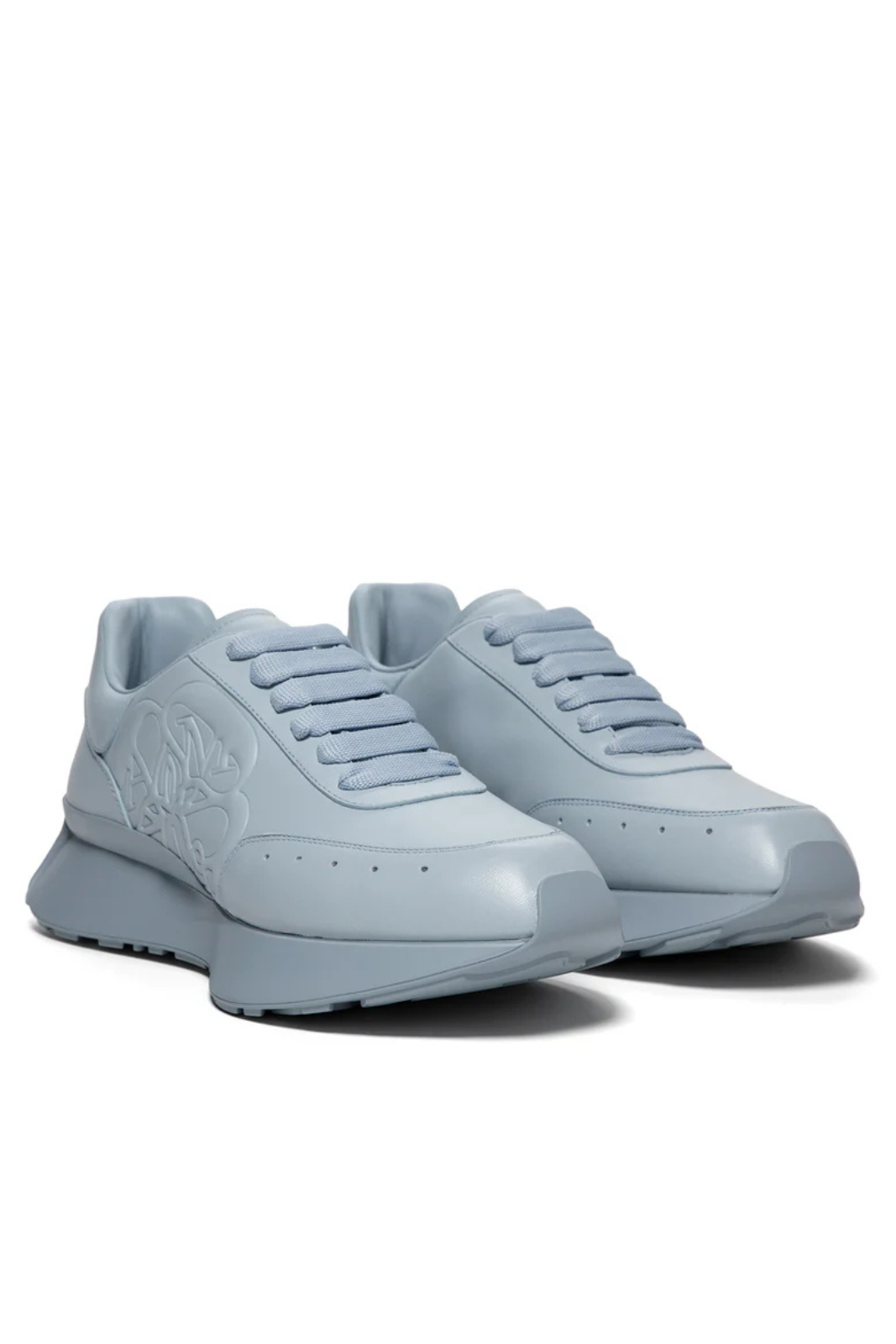 Alexander McQueen Sprint Runner Blue Silver