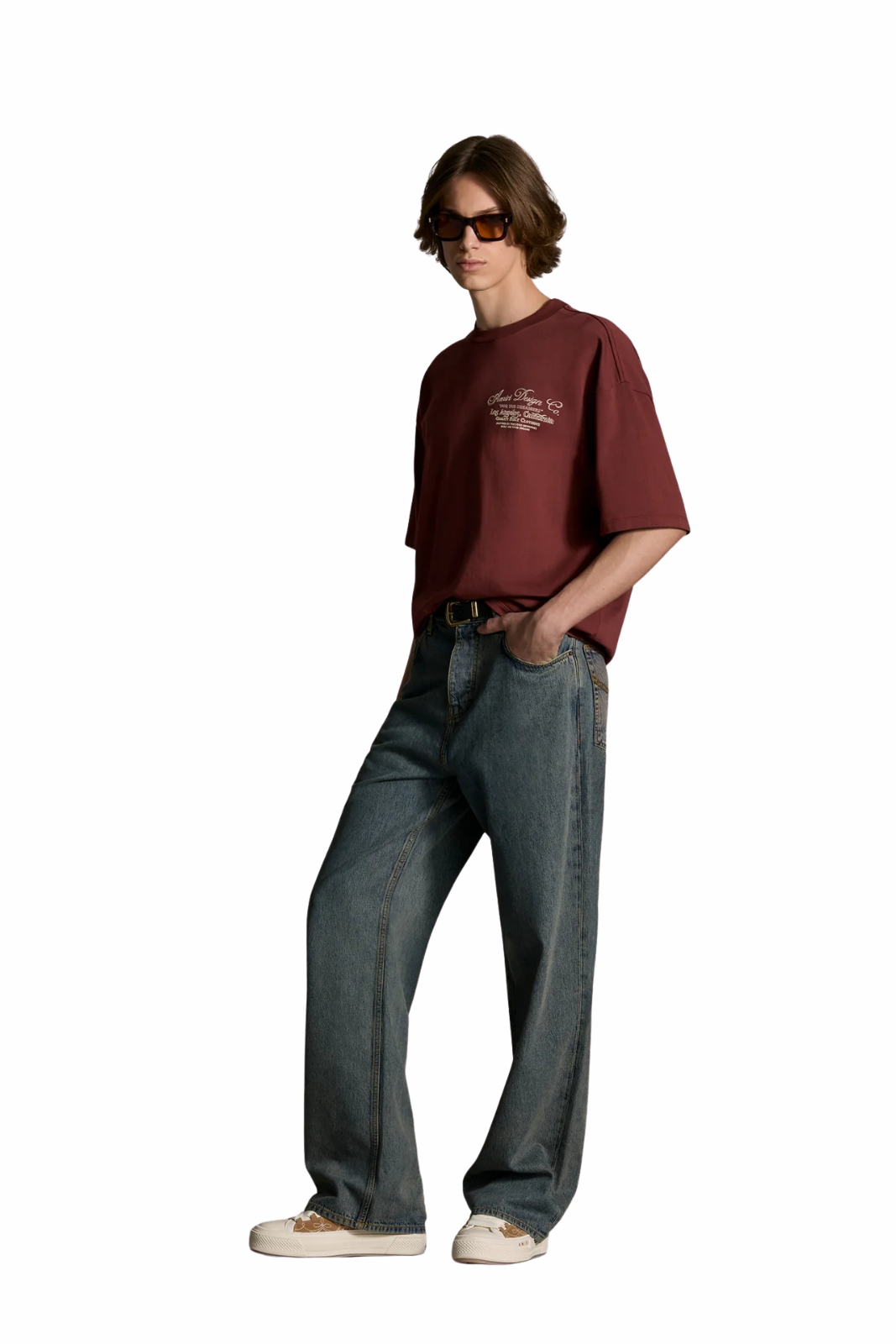 Amiri Jeans Loose Fit Jean Shadow Indigo