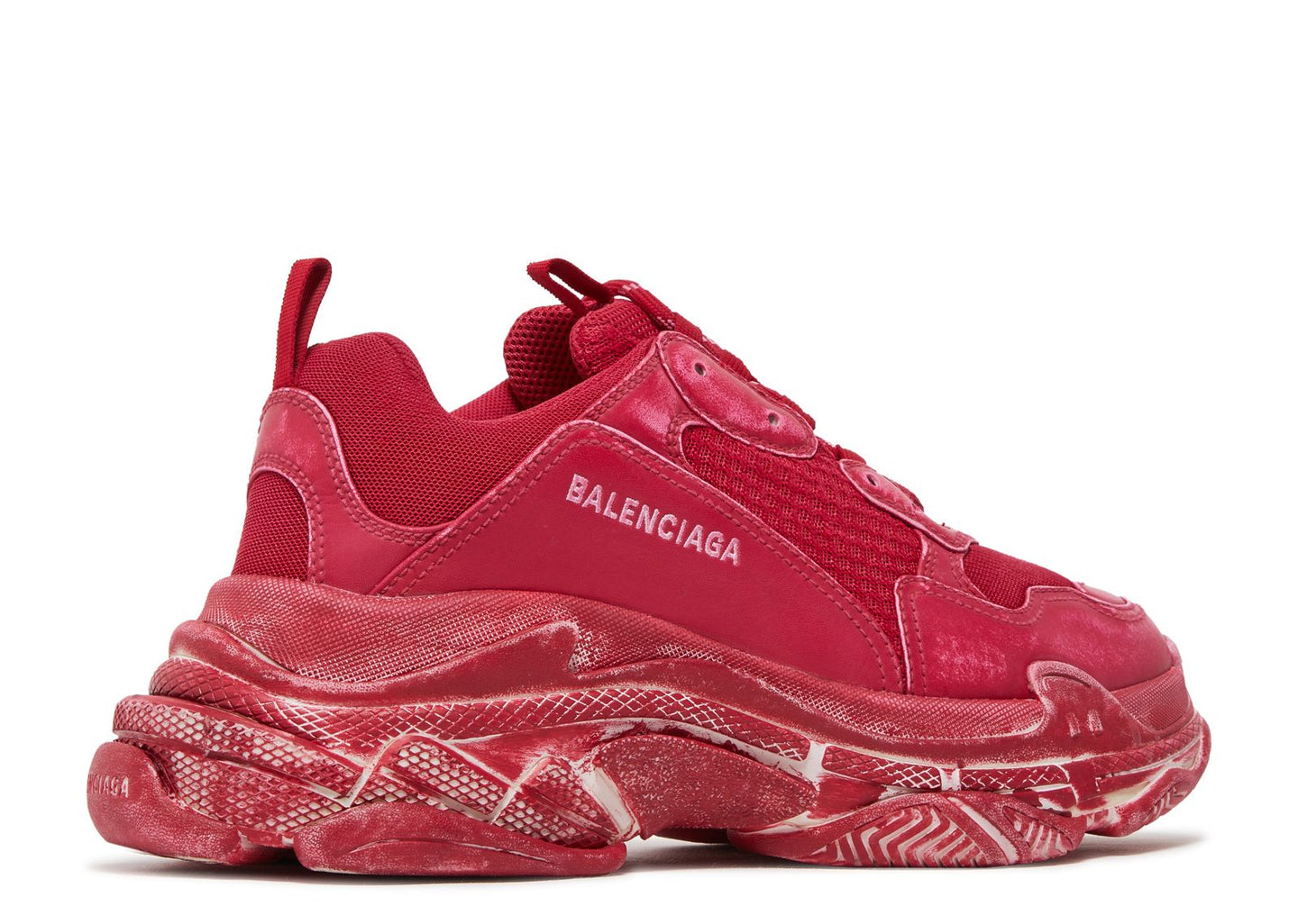 BALENCIAGA TRIPLE S SNEAKER 'DARK RED'2