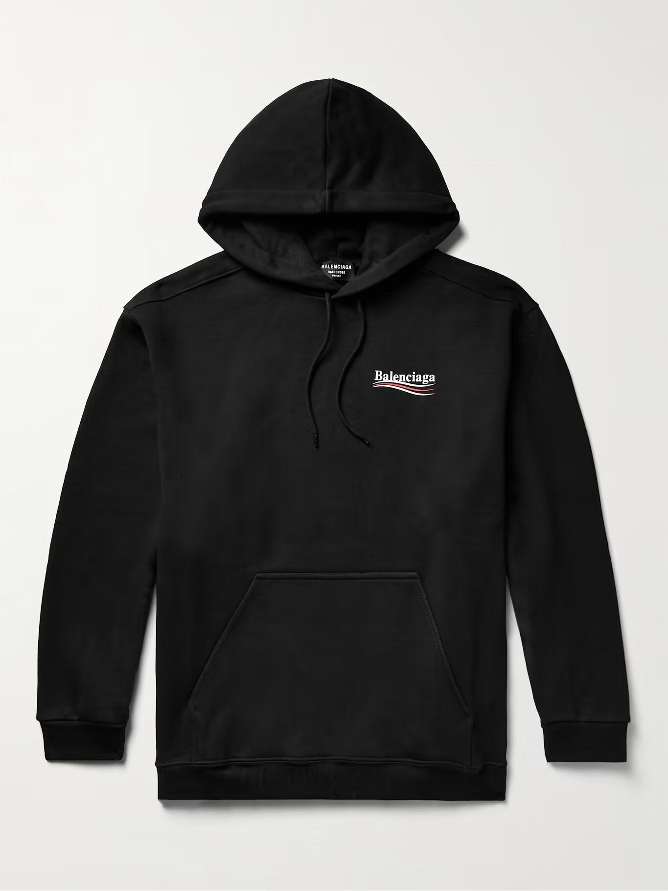 BALENCIAGA Logo-Print Cotton-Jersey Hoodie