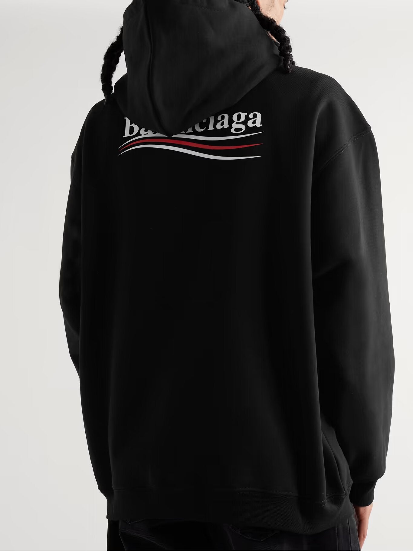 Balenciaga Black logo hoodie2