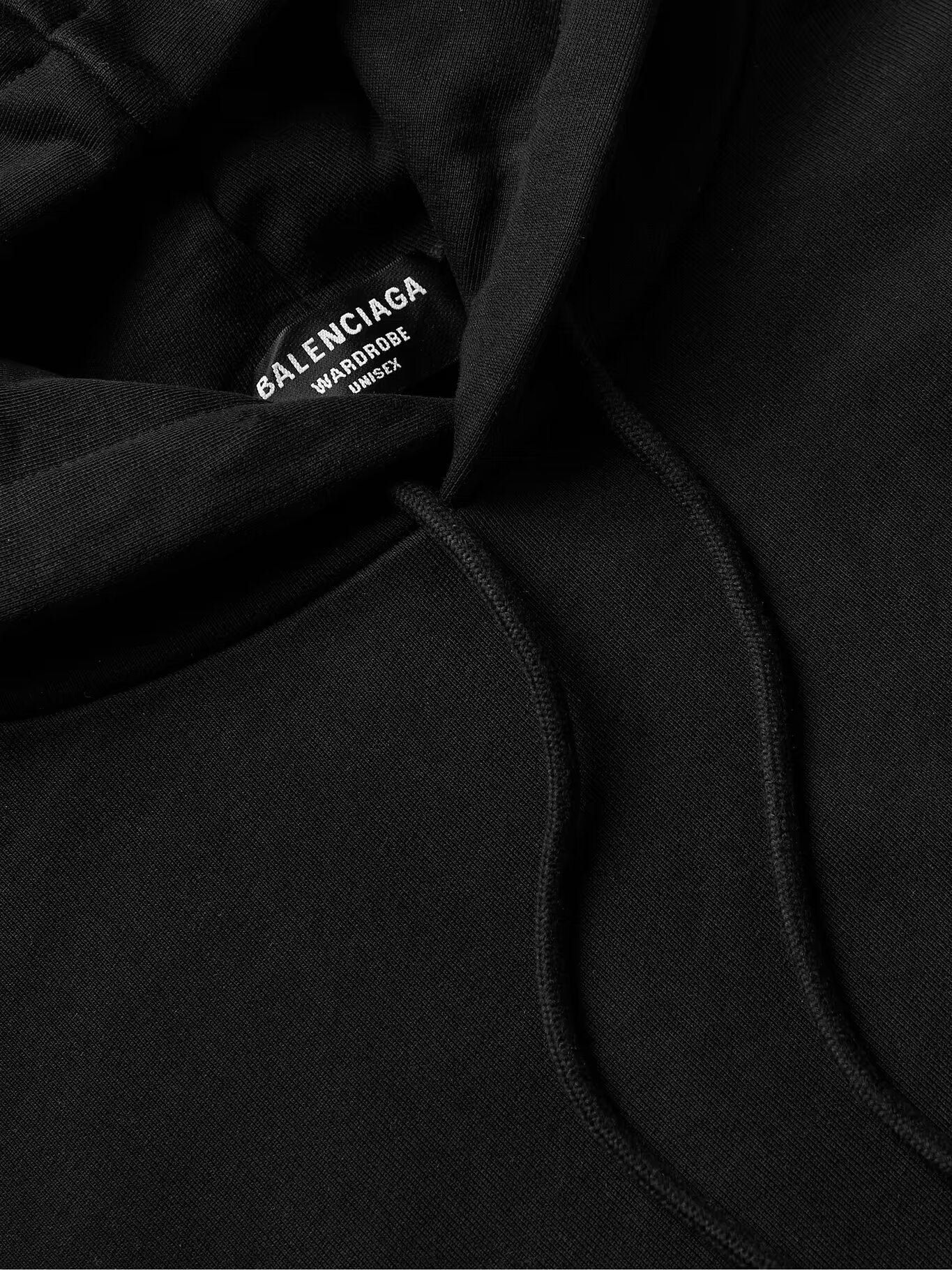 Balenciaga Black logo hoodie3