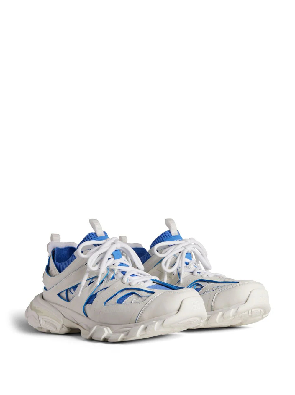 Balenciaga Track Sock panelled sneakers White/Blue