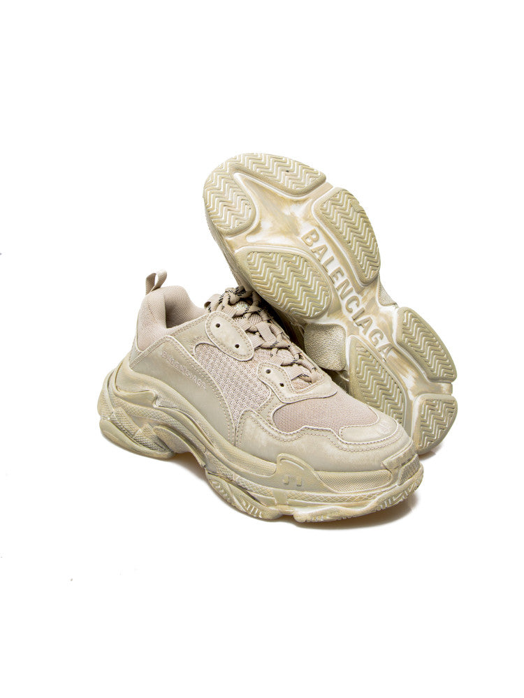 Balenciaga triple S light beige2