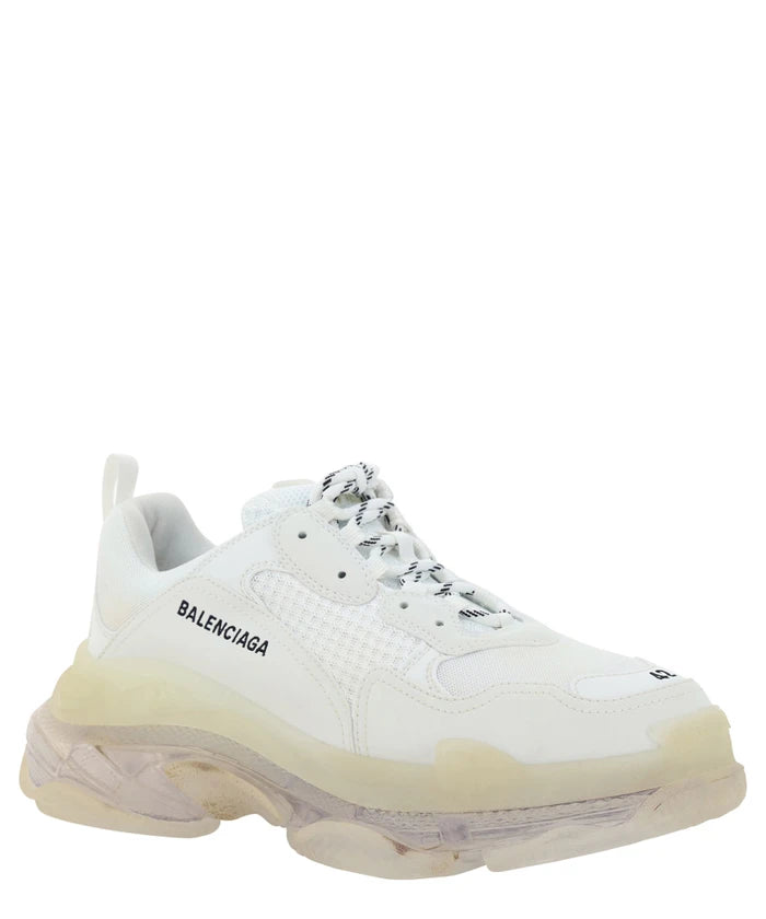 Balenciaga triple s clear sole White1