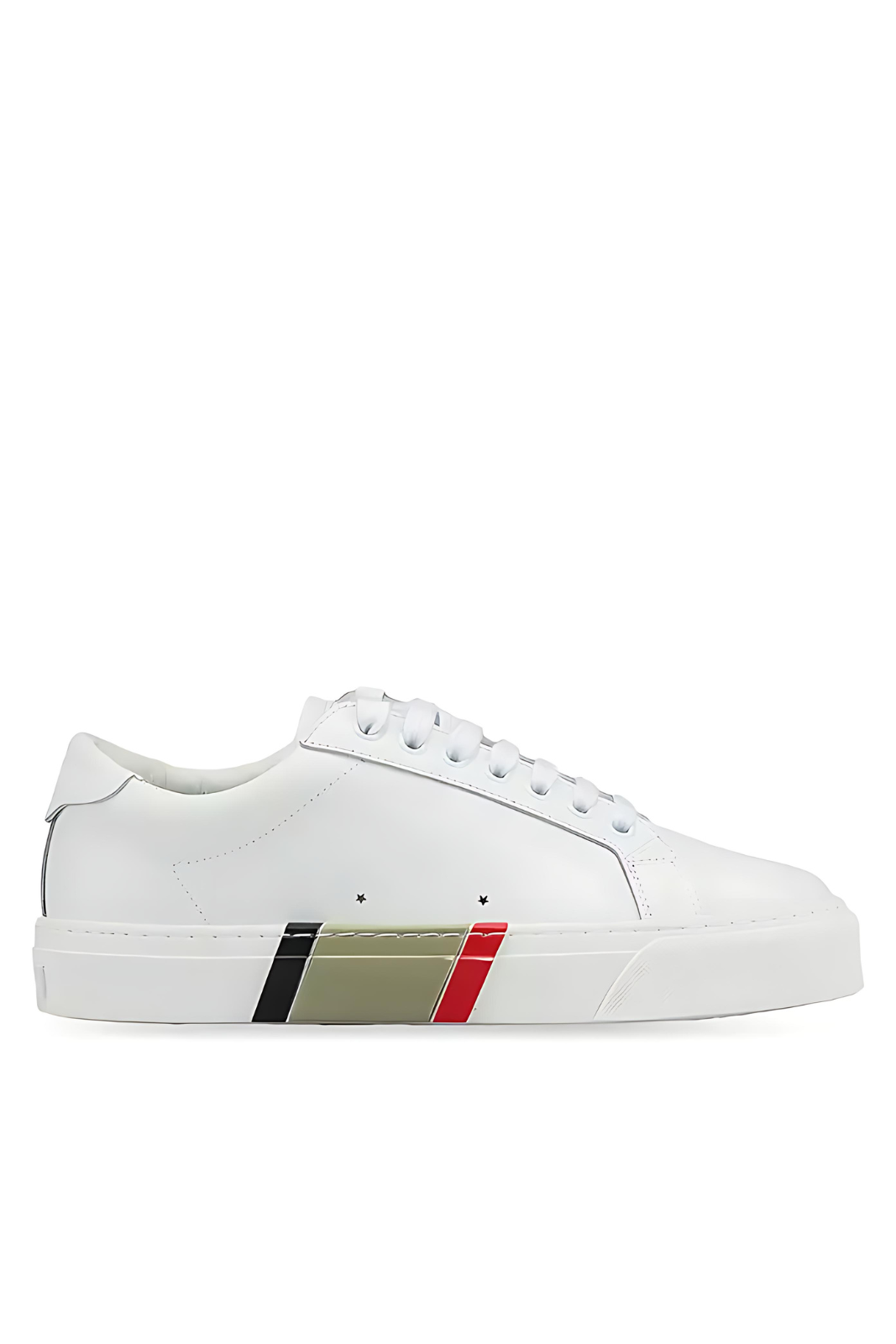 Burberry - Rangleton leather Optic White Low Top Sneakers