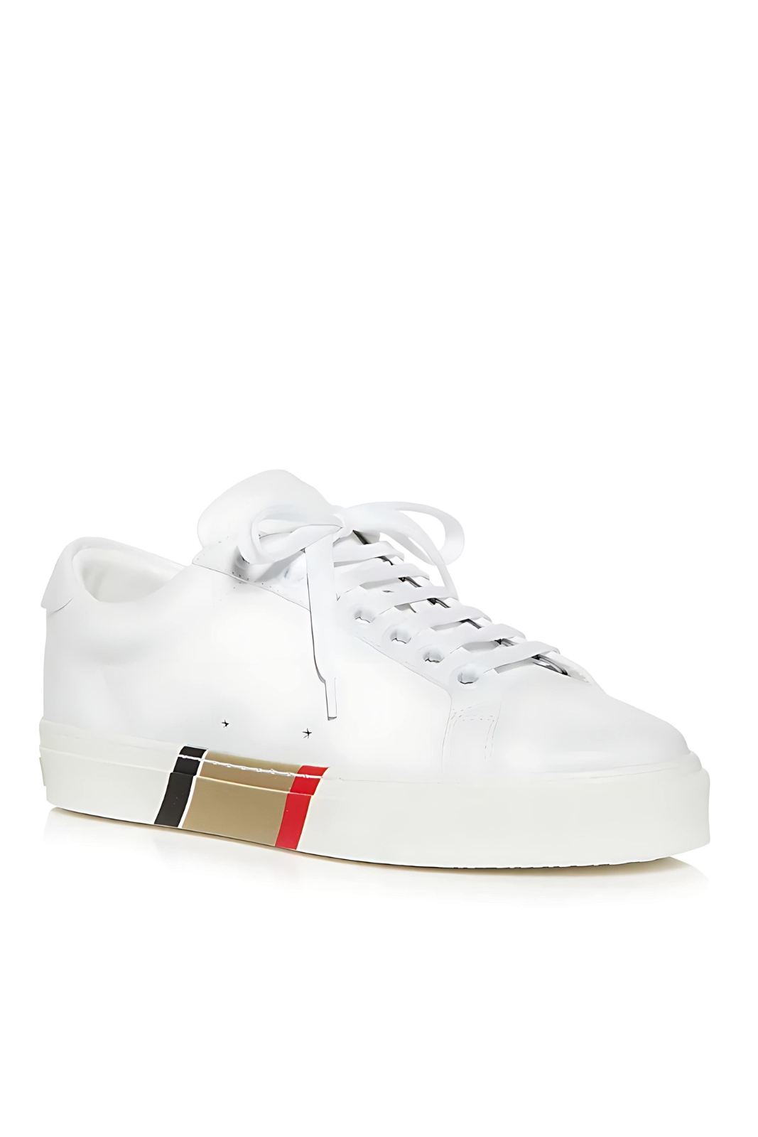 Burberry - Rangleton leather Optic White Low Top Sneakers