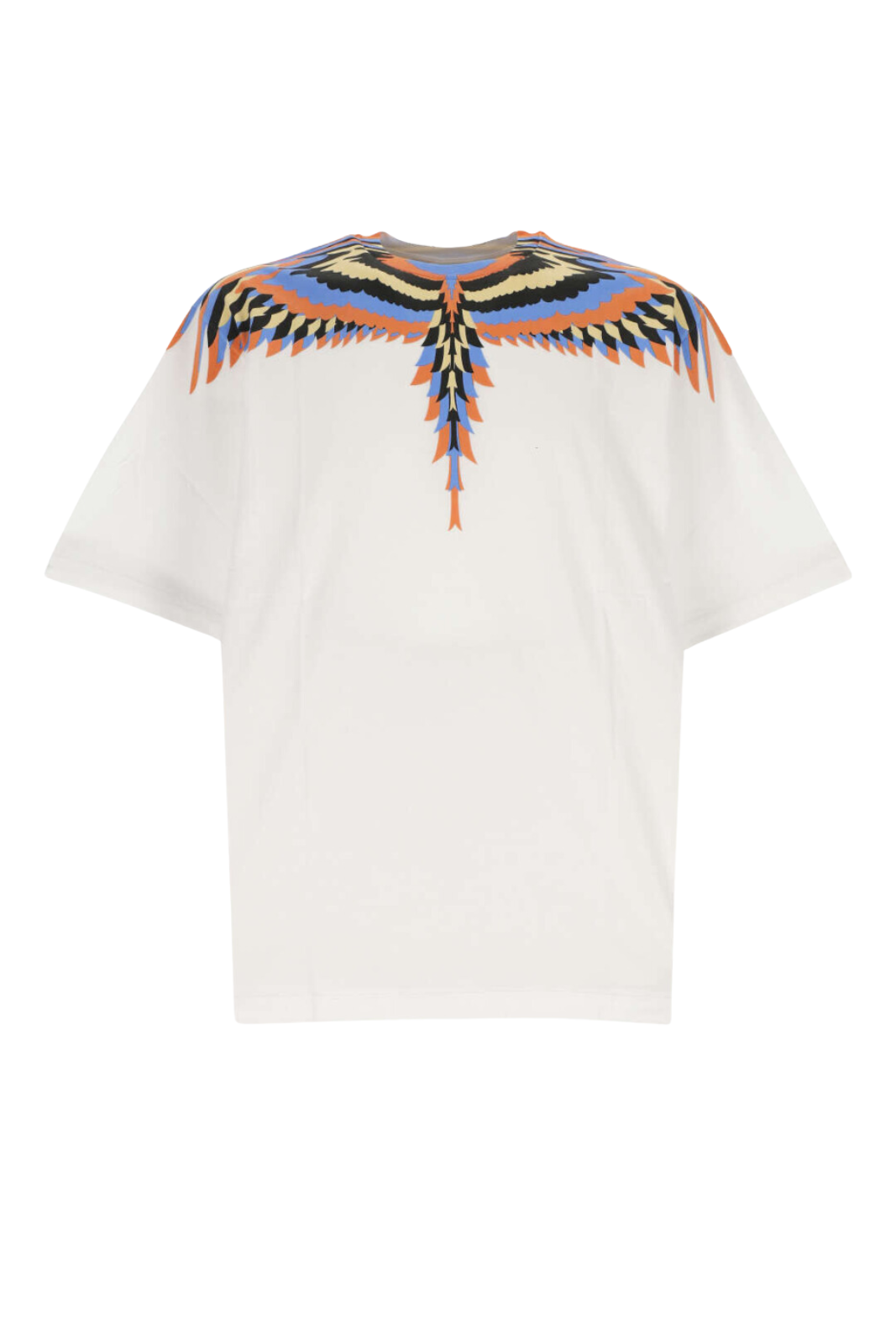 Marcelo Burlon Optical Wings Over T-Shirt White Salmon