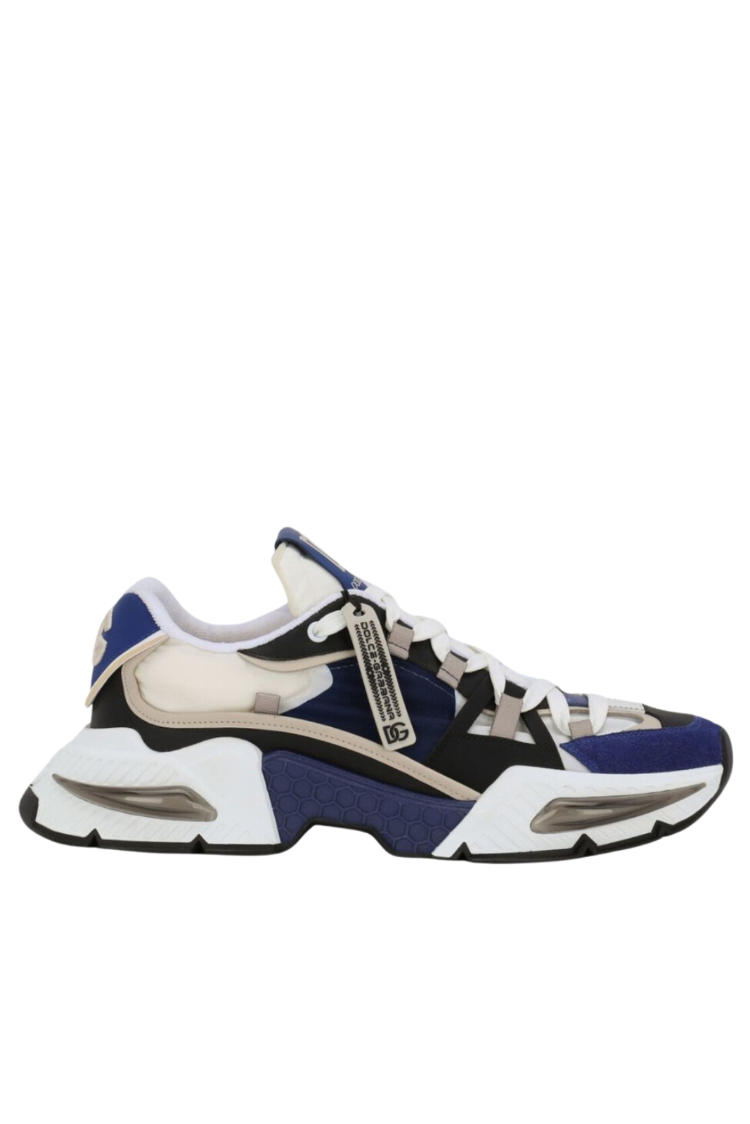 Dolce & Gabbana Airmaster panelled low-top sneakers white/blue