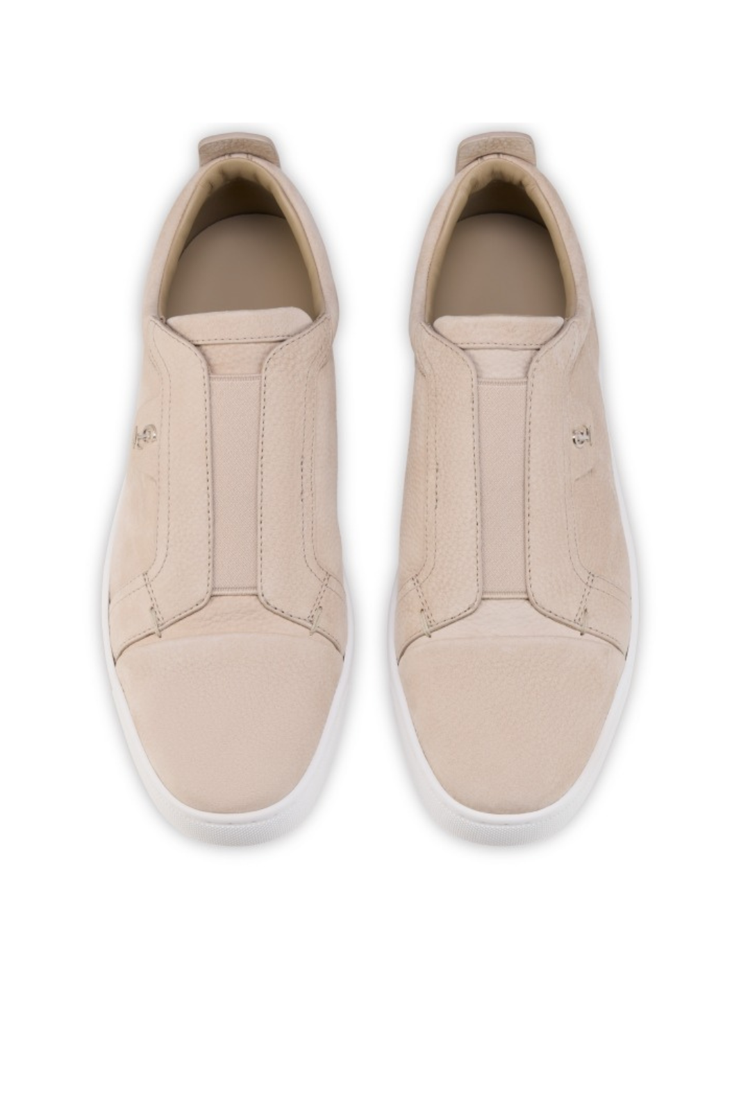 Christian Louboutin St Louis Sneakers Grained nubuck leather Beige Men