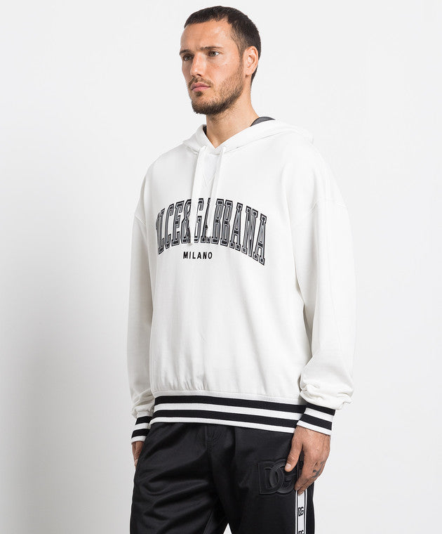 Dolce & Gabbana Milano Hoodie White