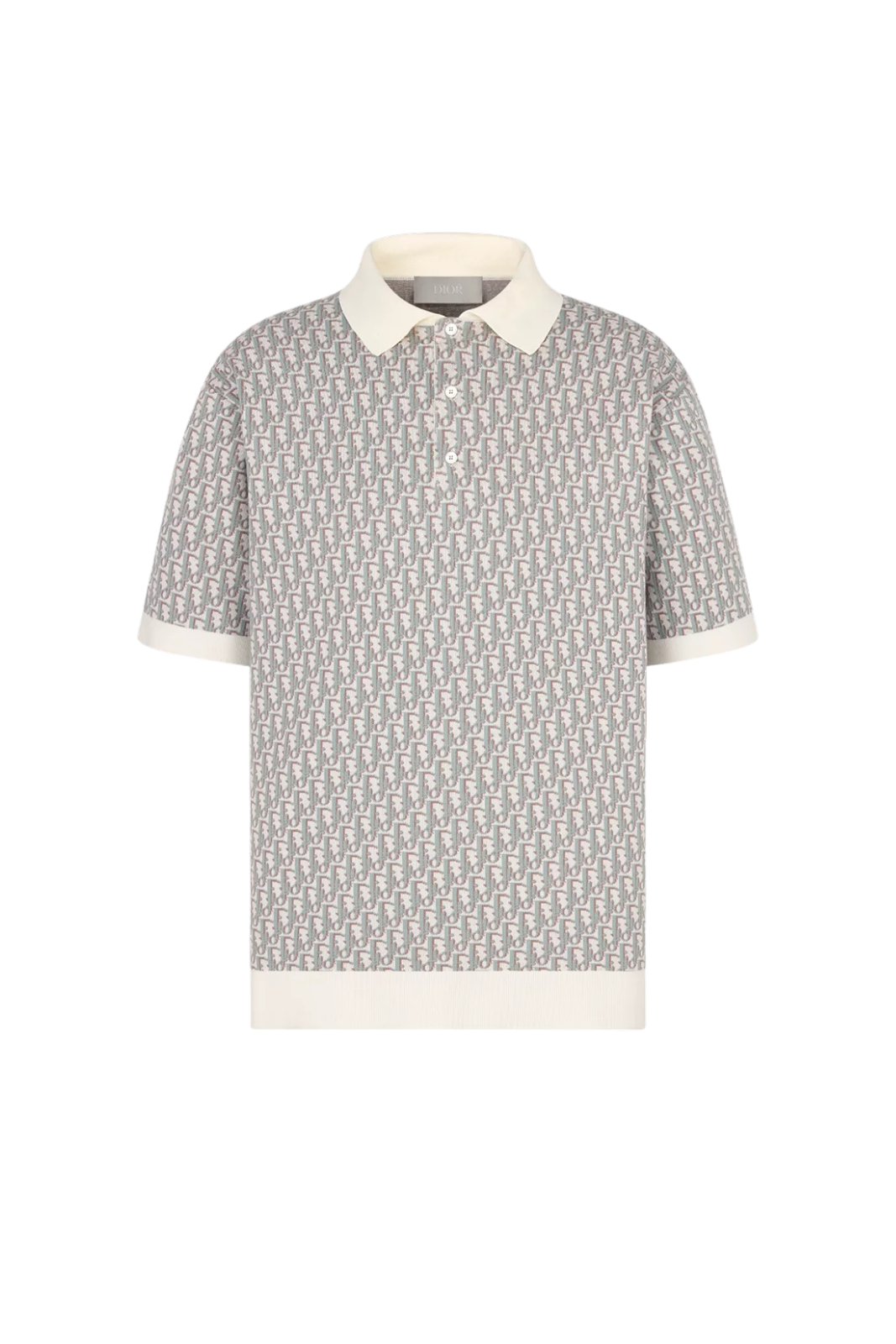 Dior Oblique Polo Shirt Grey