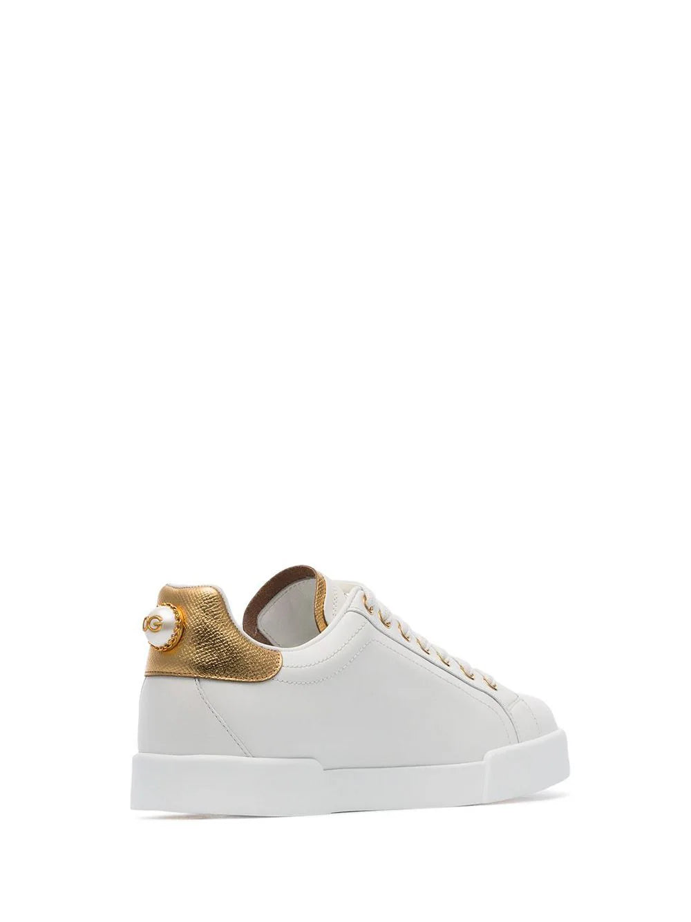 Dolce & Gabbana Portofino logo-tag leather sneakers2