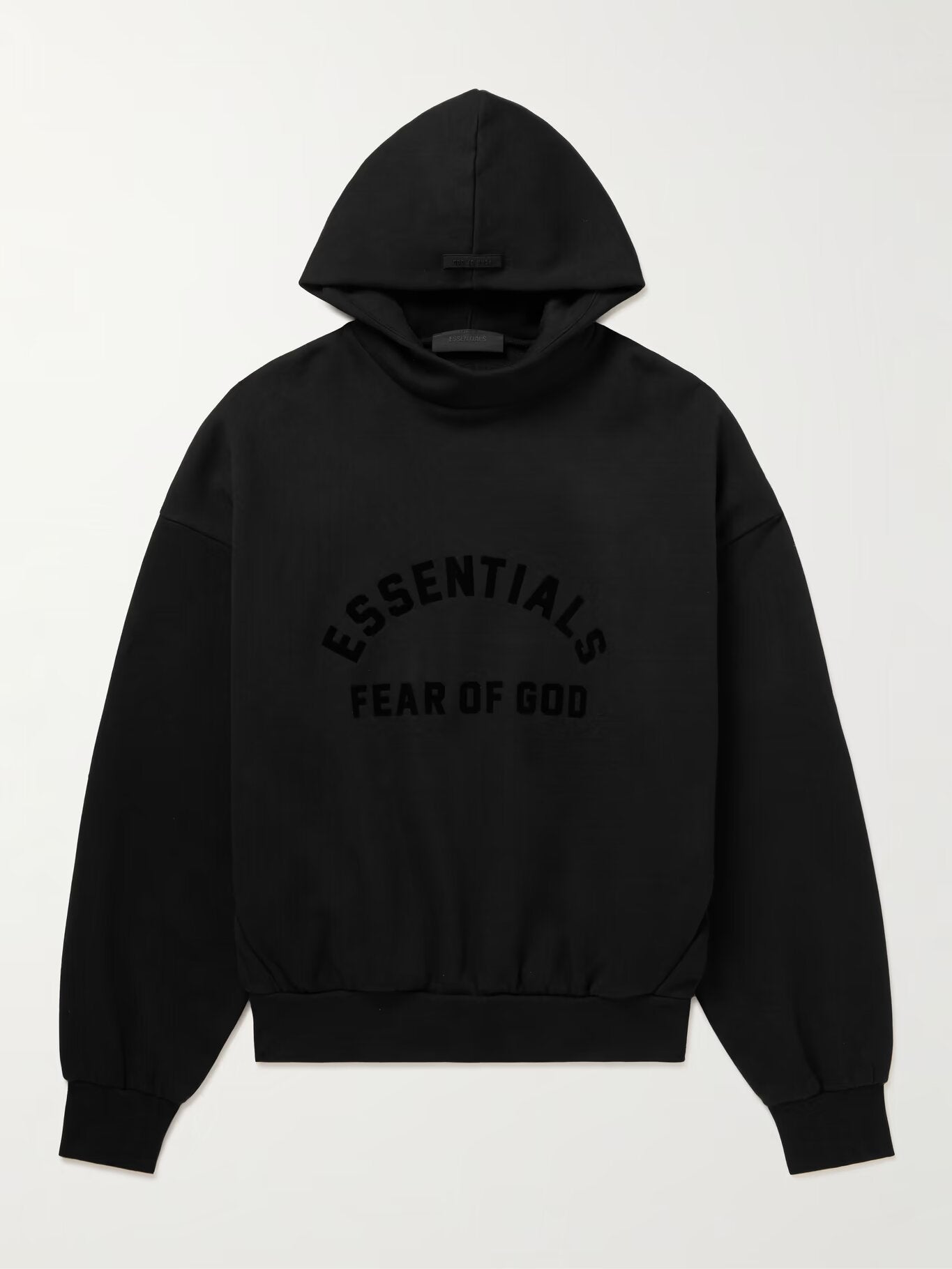 Essentials Jet Black Hoodie