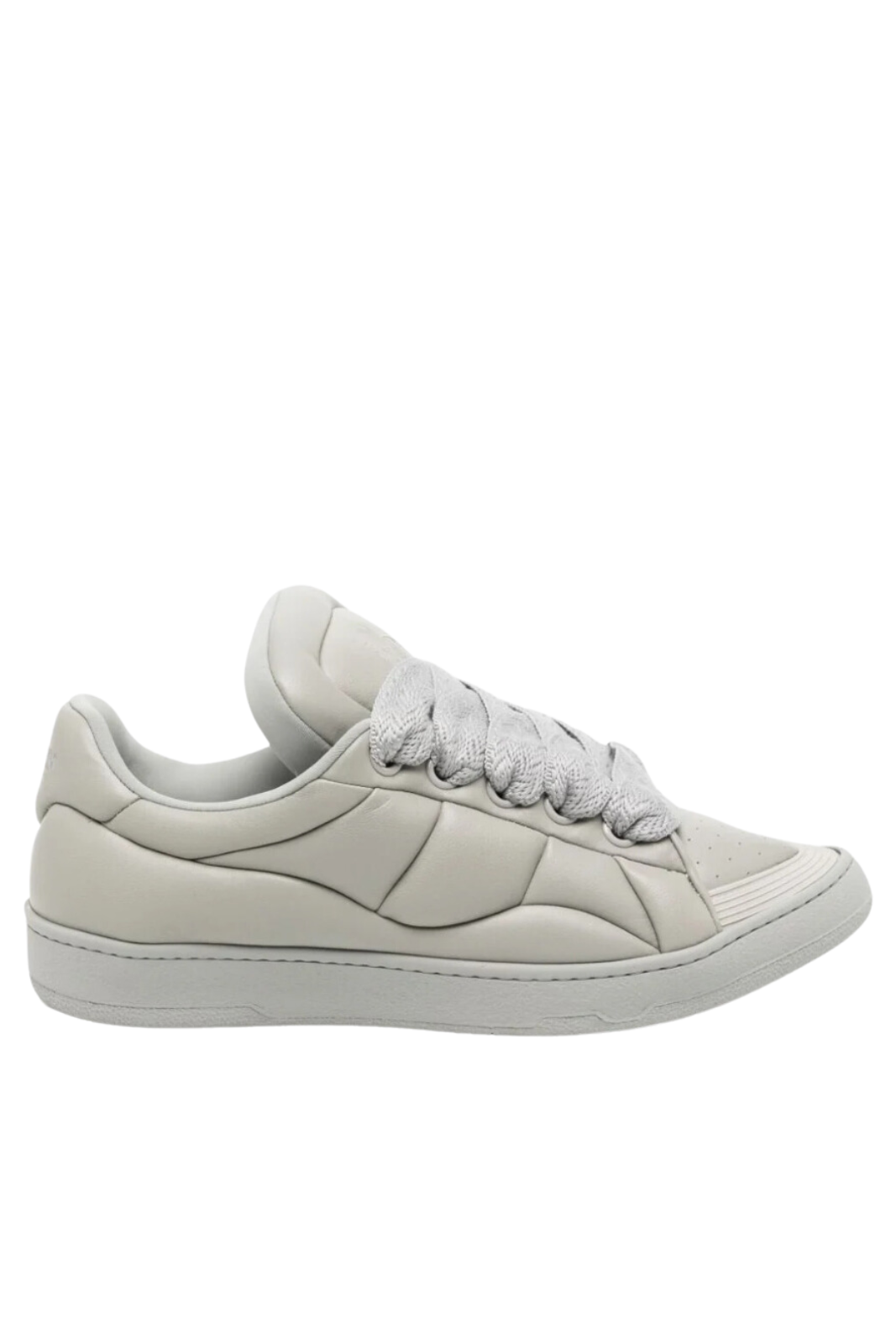 Lanvin Curb XL leather sneakers Grey for men