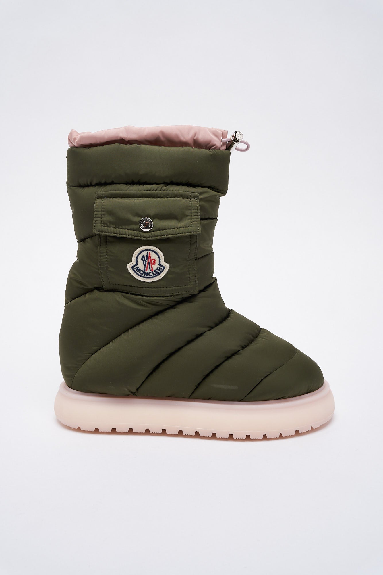 Moncler Gaia Snow Olive Boots