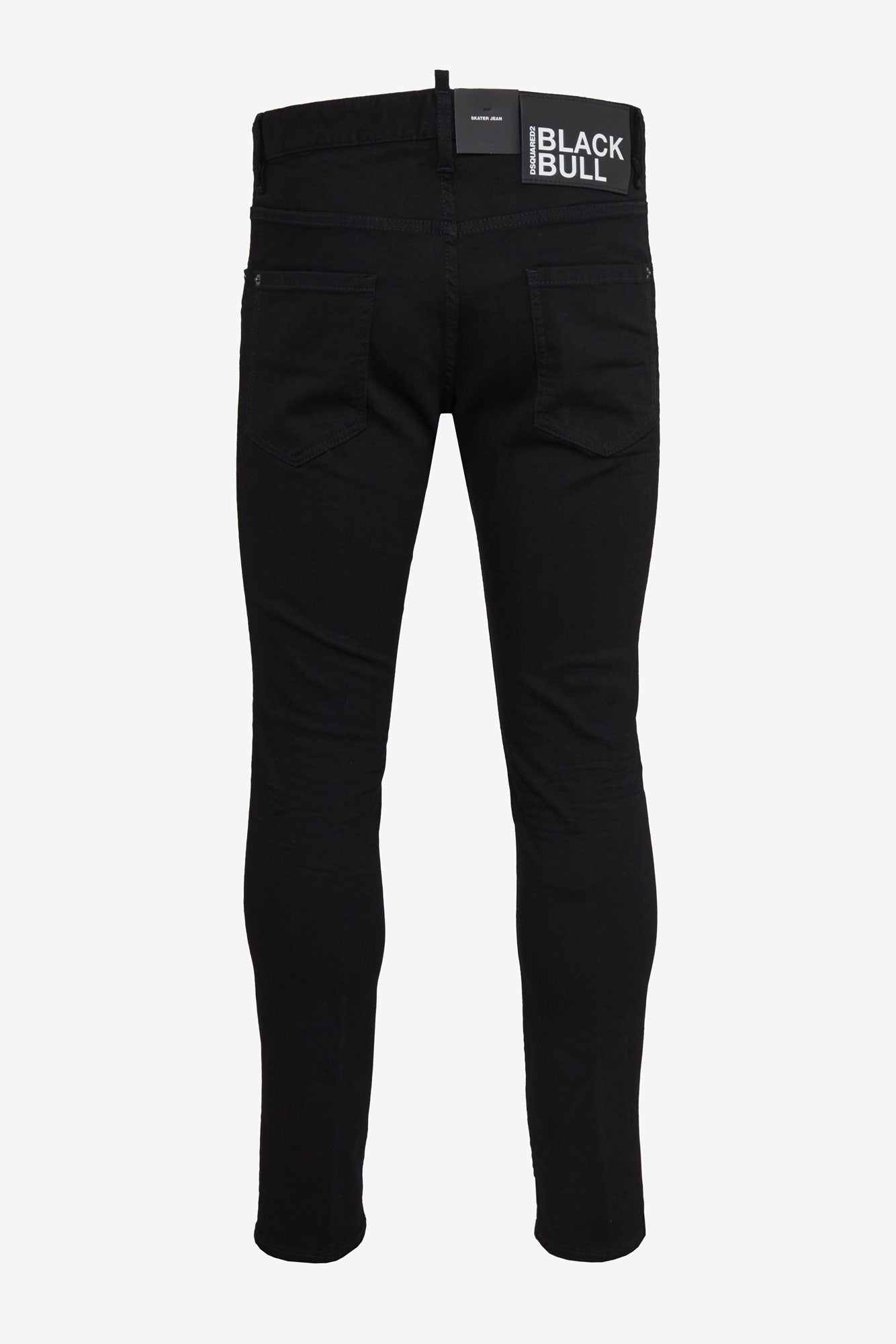 Dsquared2 Skater Black Bull Skinny Man Jeans