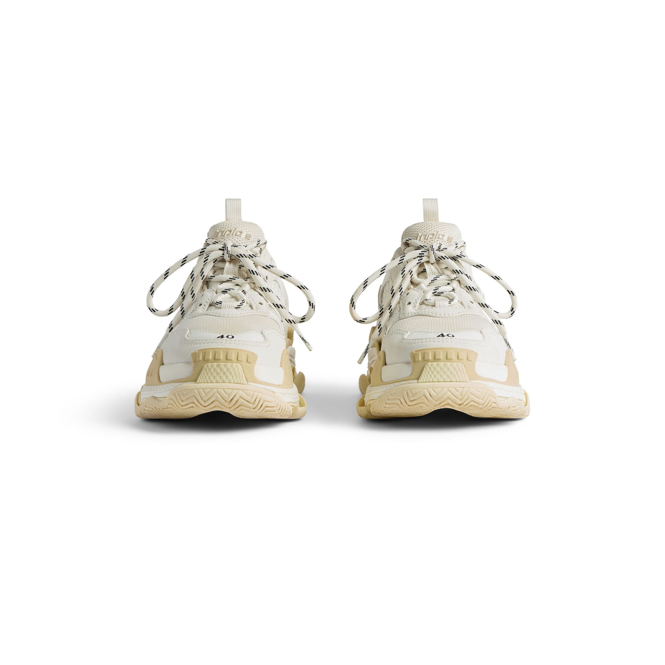 Balenciaga Triple S Wmns Sneaker in White/Beige | Exclusiv la