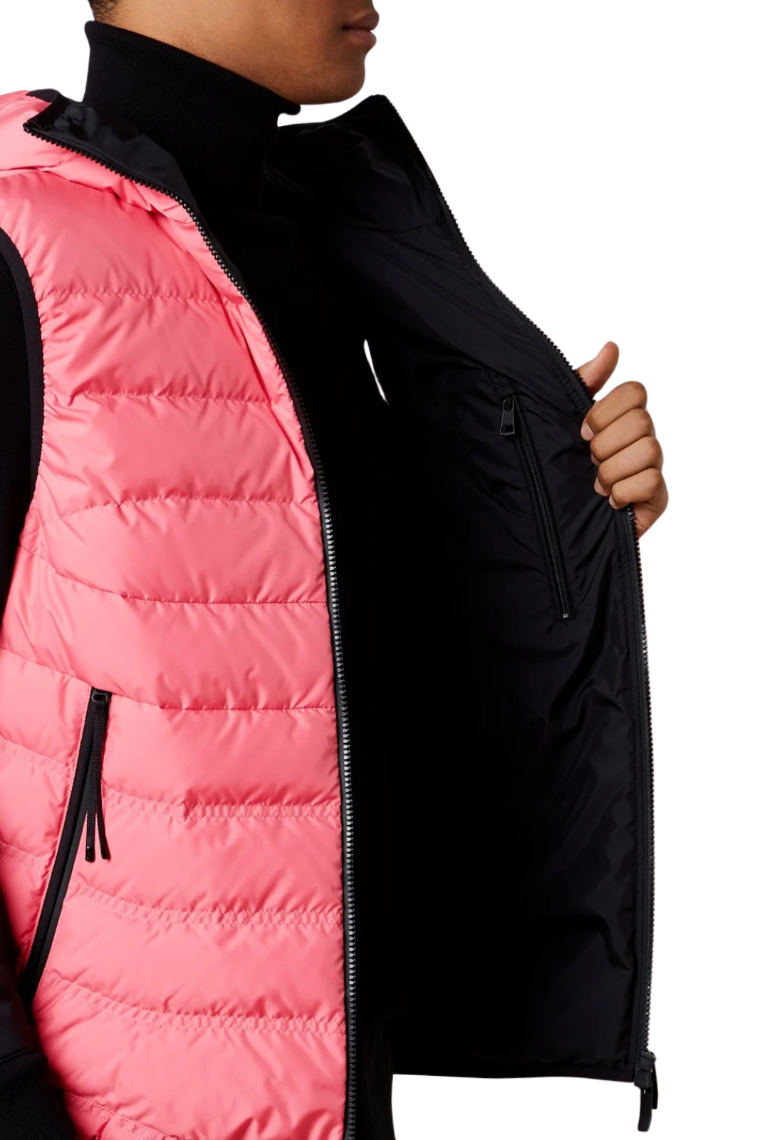 Moncler Nubiera quilted bodywarmer with down filling and hood for men