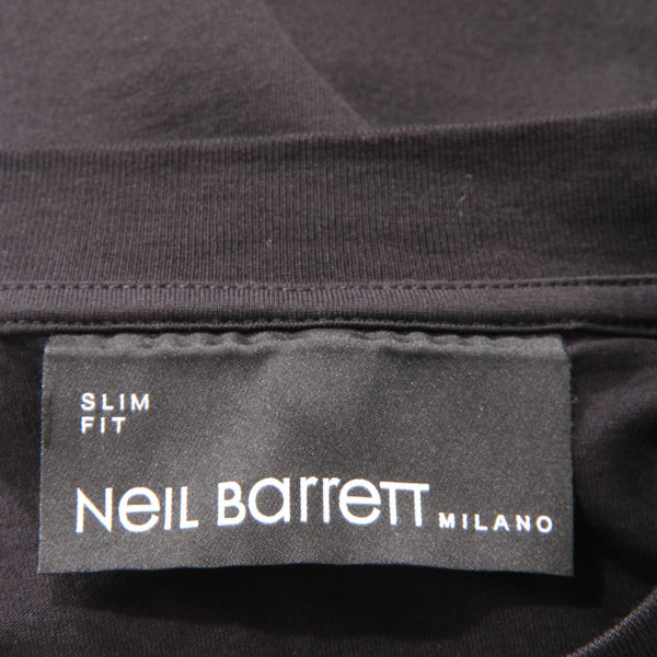 NEIL BARRETT SLIM FIT MAN T-SHIRT BLACK3