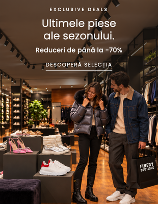 Exclusive Deals: Ultimele piese ale sezonului. Reduceri de până la −70%. Stoc limitat, piese unice.