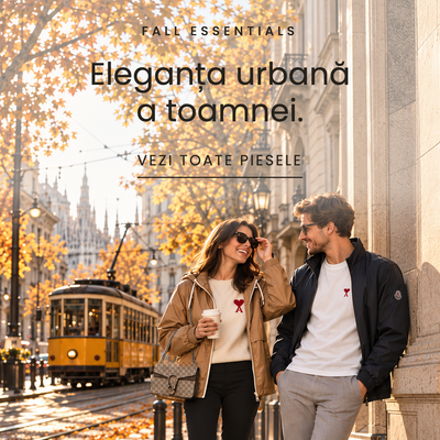 Fall Essentials: Eleganța urbană a toamnei. −15% la 2 produse, se aplică automat la checkout.