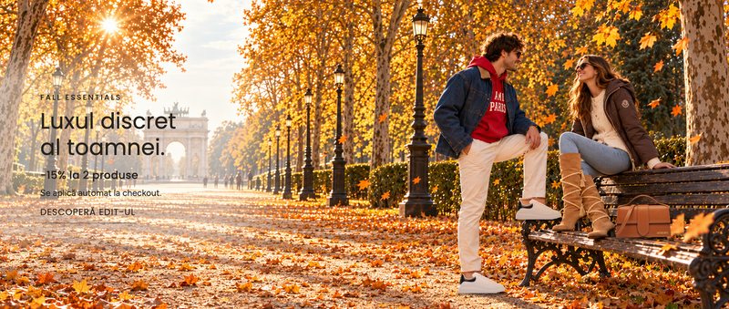 Fall Essentials: Luxul discret al toamnei. −15% la 2 produse, se aplică automat la checkout.