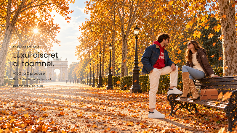 Fall Essentials: Luxul discret al toamnei. −15% la 2 produse, se aplică automat la checkout.