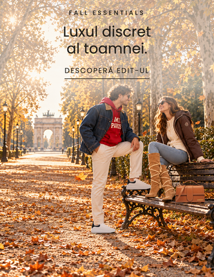Fall Essentials: Luxul discret al toamnei. −15% la 2 produse, se aplică automat la checkout.