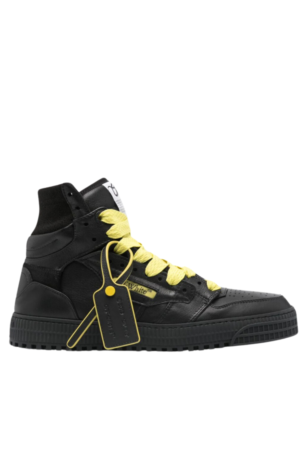 Off-White Off Court 3.0 black/yellow high trainer