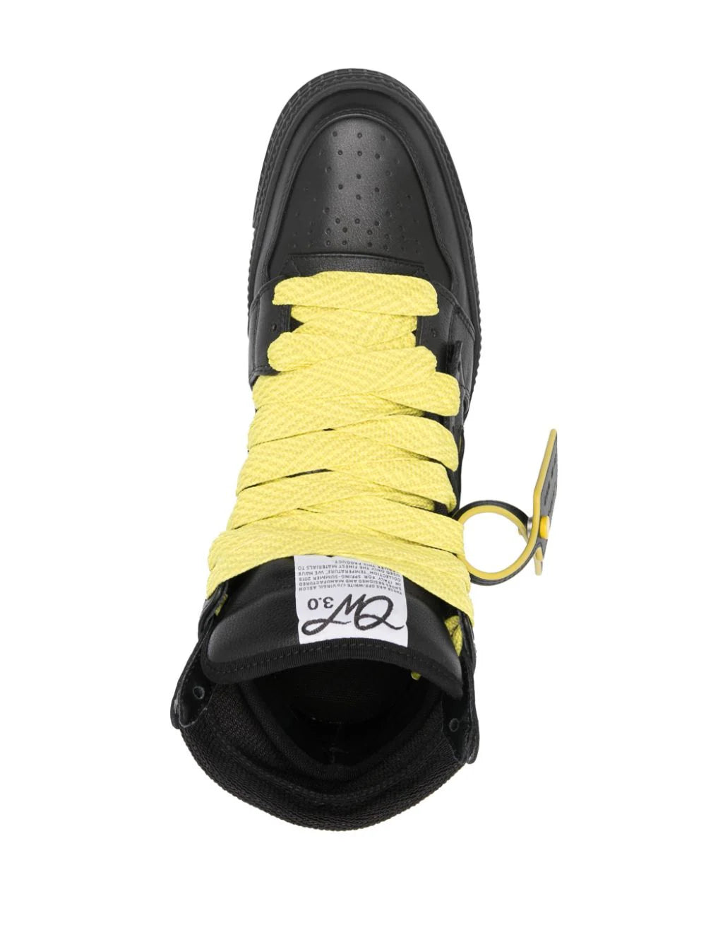 Off-White 3.0 Off Court leather sneakers Black:Yellow3