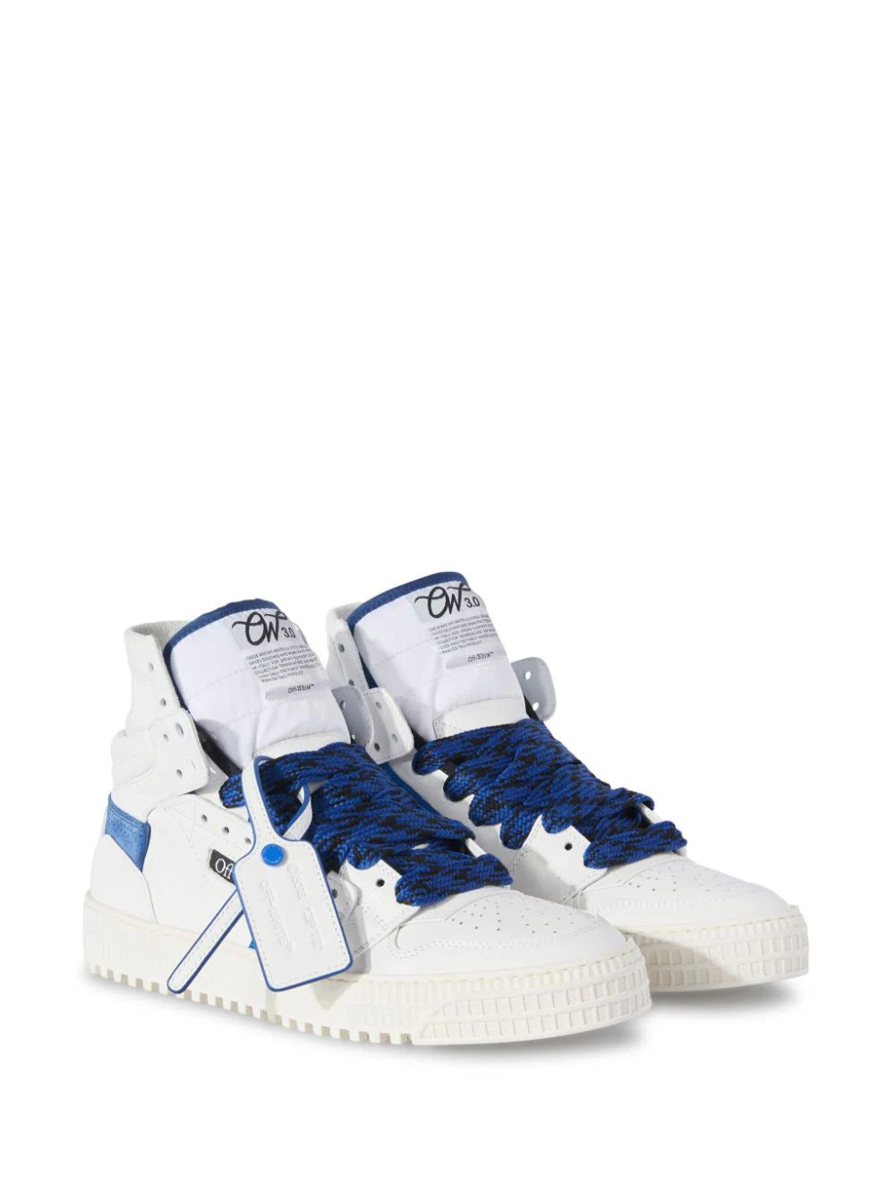 Off-White 3.0 Off Court leather sneakers White/Blue