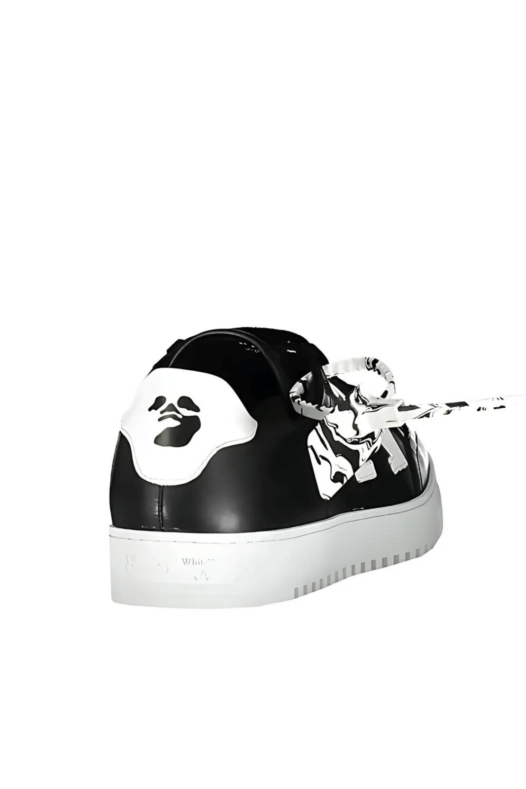 Off-White Arrows Leather low-top black white sneakers for men