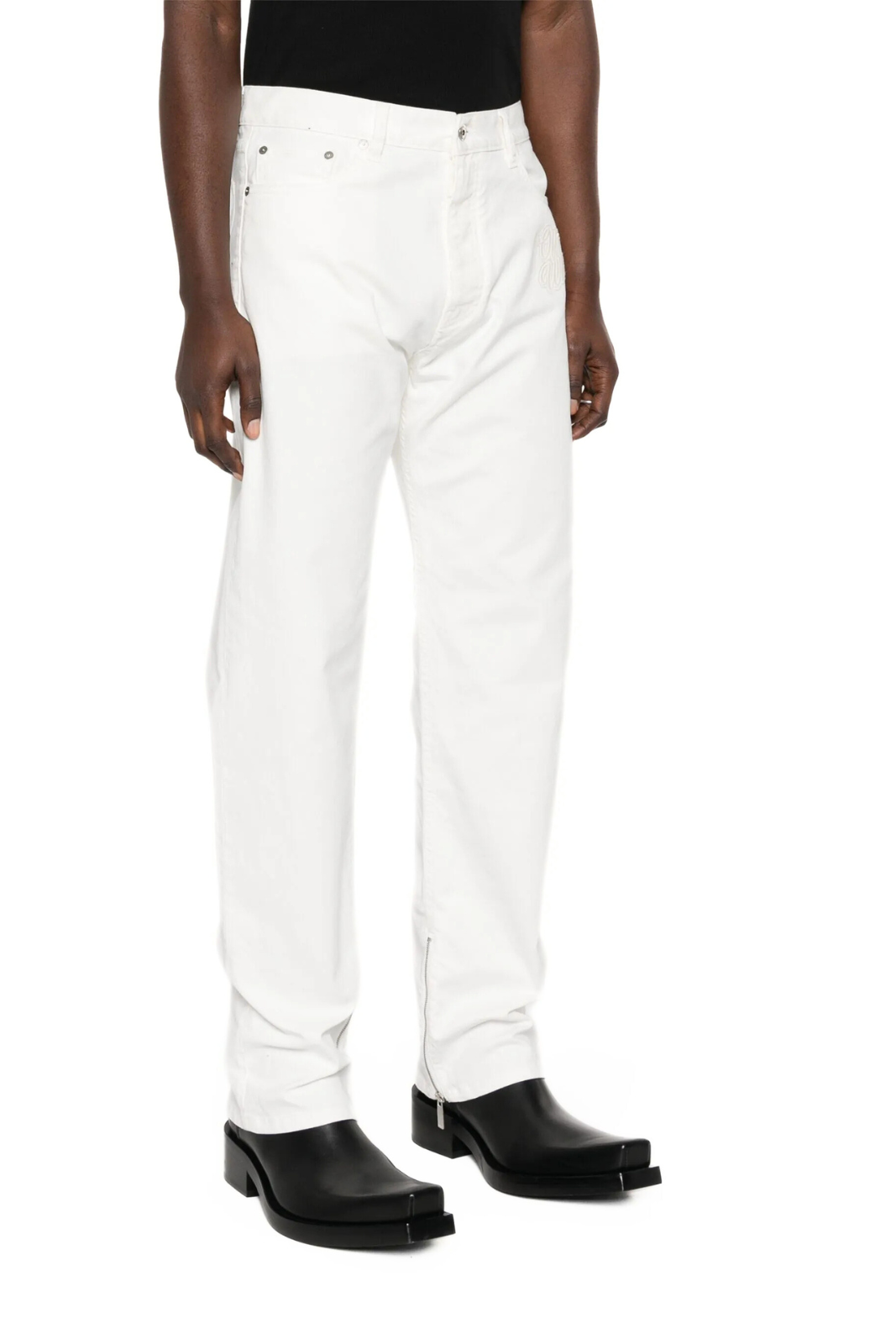 Off-White 90's Logo Skate straight-leg jeans for men