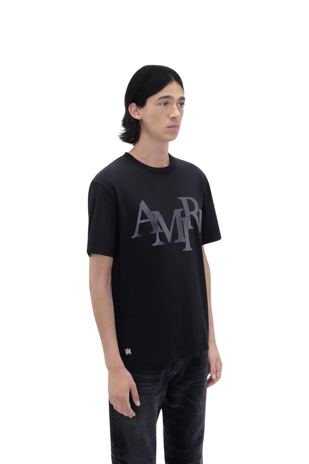 Amiri Staggered Logo Tee