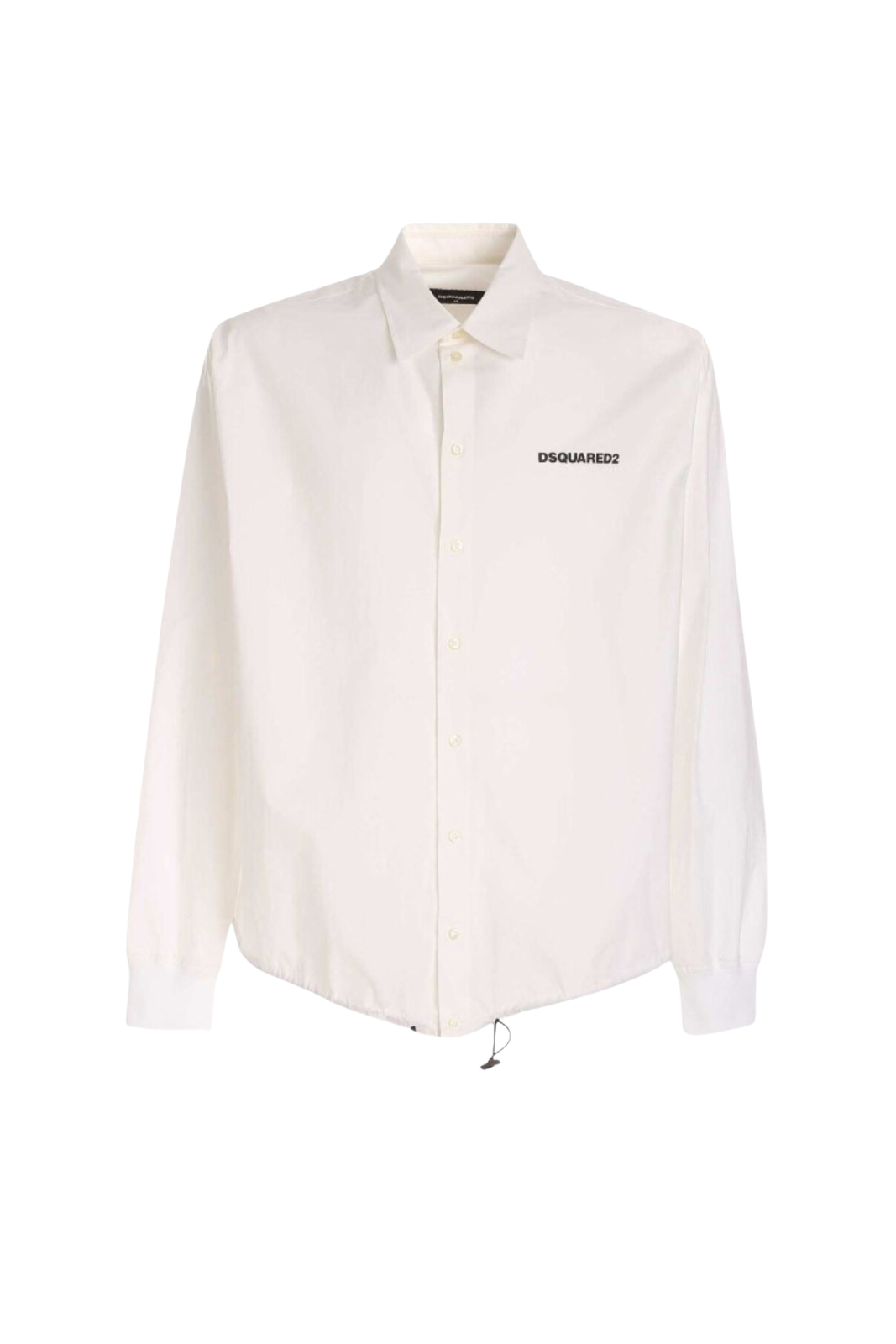 Dsquared2 shirt with logo and drawstring