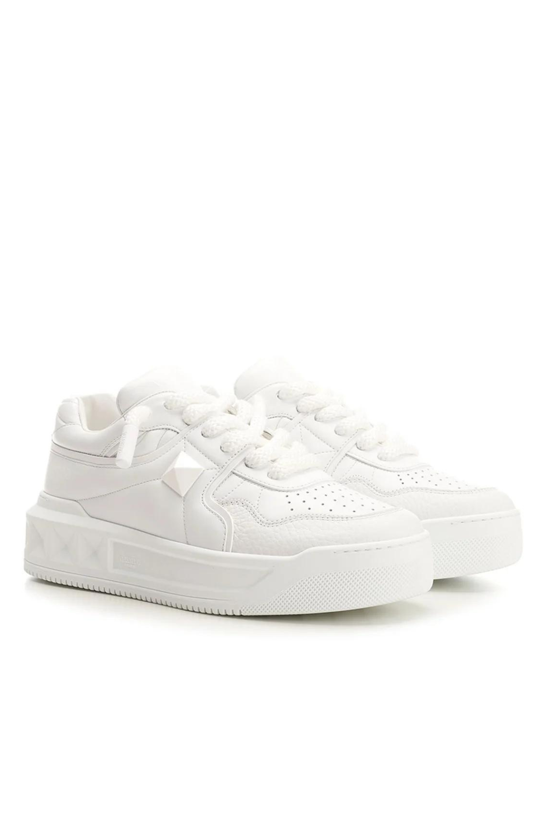 Valentino Garavani One Stud XL leather sneakers White