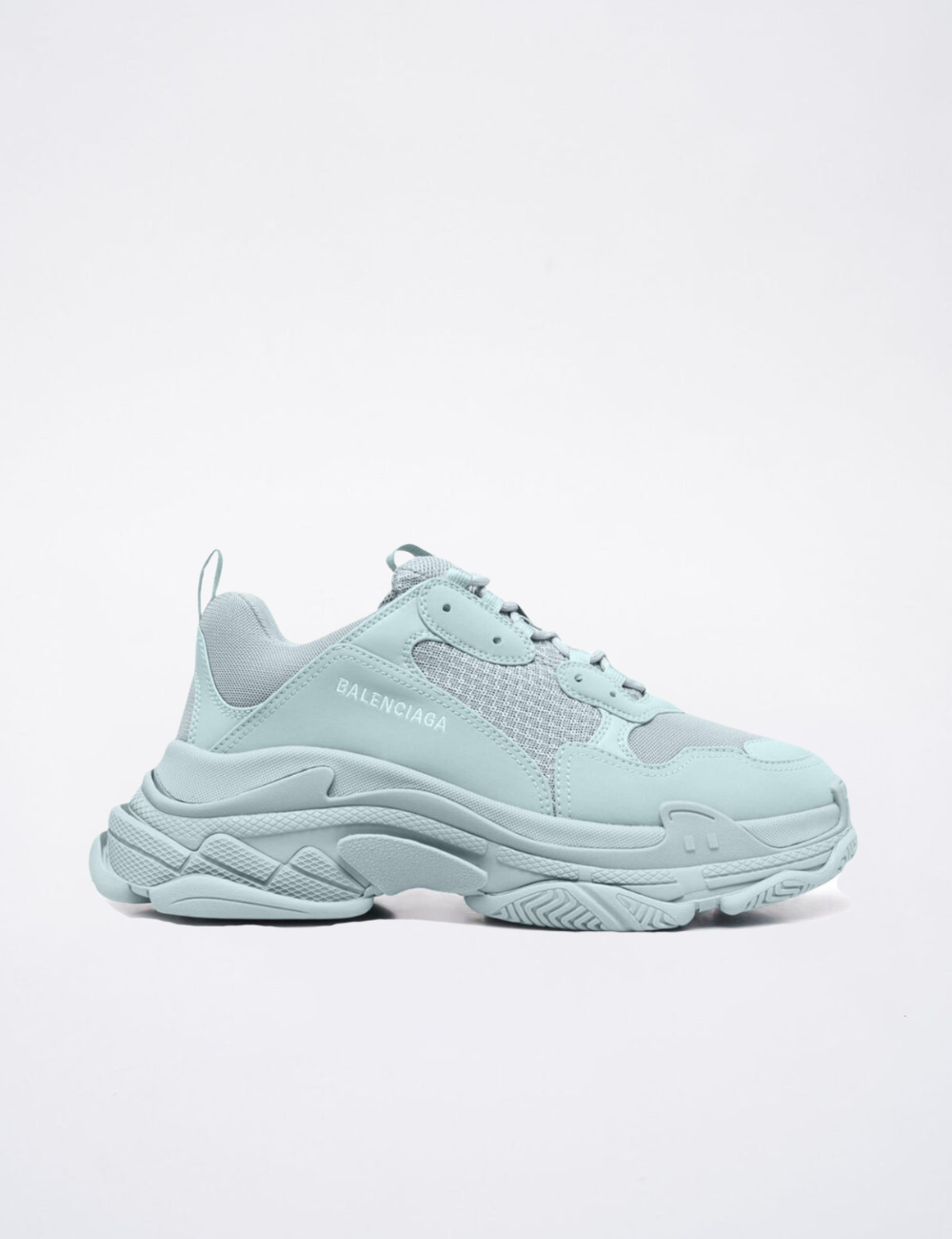 Balenciaga Triple S low-top sneakers "light blue"